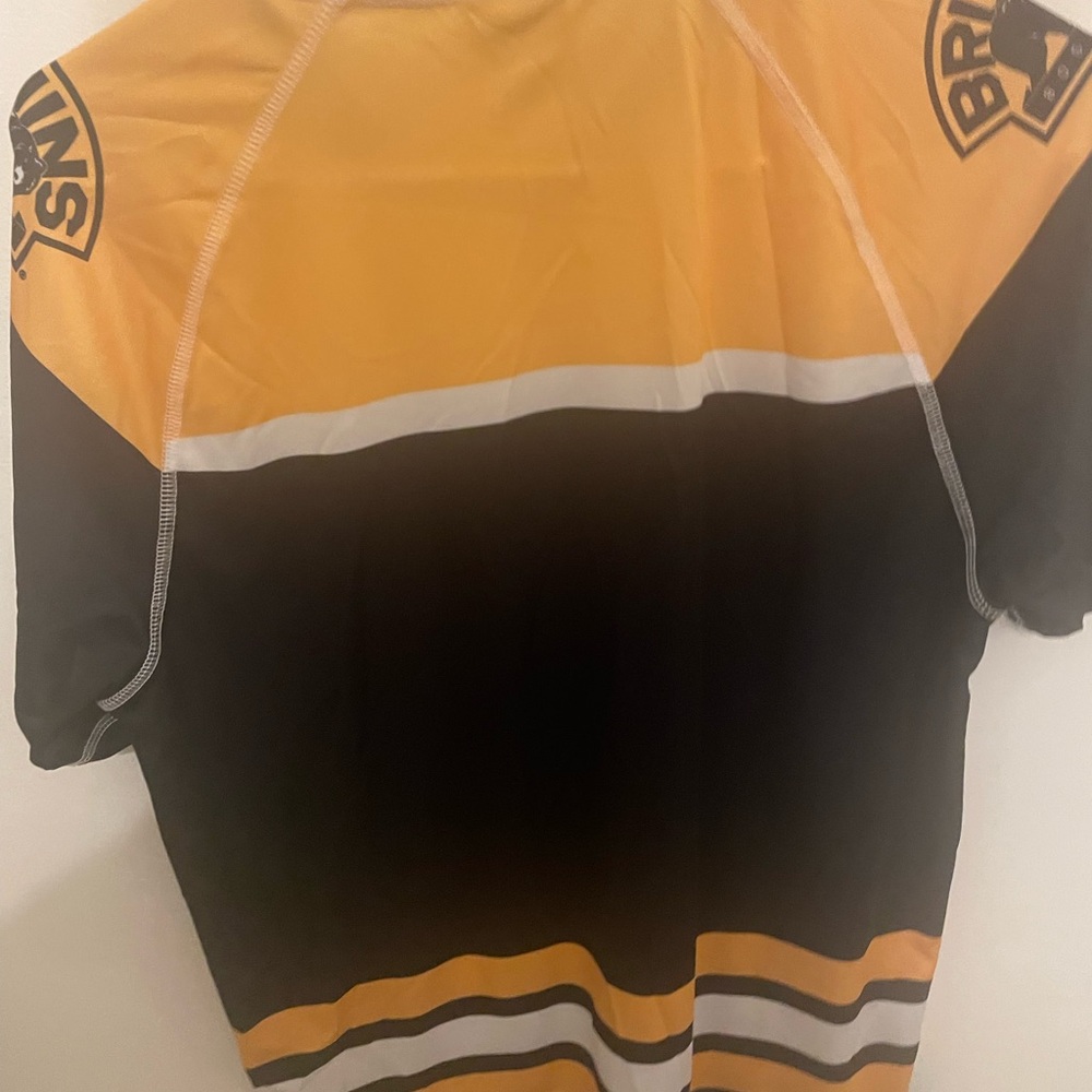 Black and Gold Boston Bruins Sports T-Shirt - Picture 7 of 9